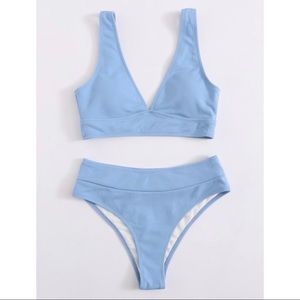NWT, blue bikini